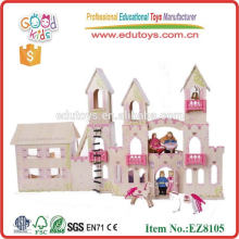 Kids Mini Wooden Castle Toys